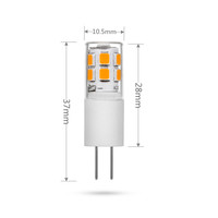 Décoration d'hôtel Le couvercle transparent du PC remplace l'ampoule halogène dc12v led g4 2w
