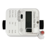 Compteur d'eau intelligent sans fil à ultrasons IP68 OEM avec communication Lora à distance