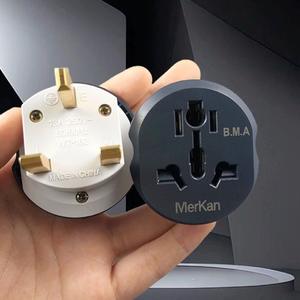 MerKan <b>Universal</b> <b>Travel</b> <b>Adapter</b> British Standard 10A Three Pole Power Plug AC Socket Converter For UK Hong Kong Macau - Product Image 4