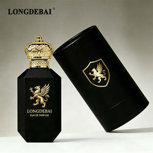 Low MOQ Custom logo Crimp Transparency Empty Irregular 30ml 50ml 100ml Sprayer Glass Perfume <b>Bottles</b> with Golden <b>Plastic</b> Lid - Product Image 2
