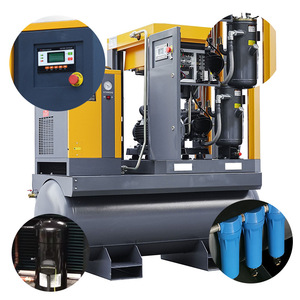 Compresor de aire de tornillo Luodian 380 V industrial con frecuencia variable y refrigeración por aire - Product Image 2