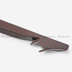 กันชนหน้าสไตล์ VRSAR2สำหรับ FK8 17เป็นต้นไป Civic Type R จาก Canard 4ชิ้นลายทแยงสีแดง - Product Image 5