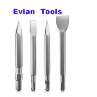 Ciseau de démolition SDS Plus Evian Long Life 150 250 mm, pointe plate, rainure en U, pour la construction