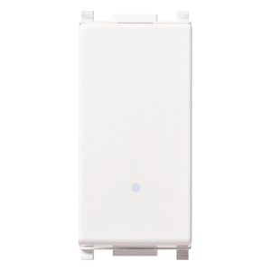 <b>Push</b> <b>Button</b> <b>Switch</b> 1P NC 10A White 4.1x2.8x5.3cm - Product Image 1