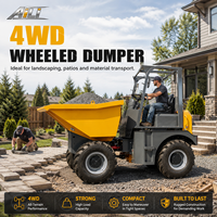 Camion benne hydraulique diesel personnalisé, mini-dumper, chargeuse sur pneus avec capacité de charge de 3 tonnes