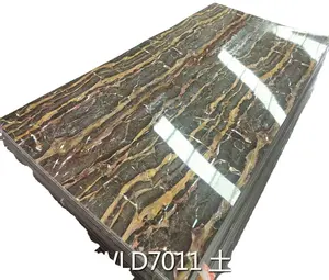 wholesale product 3mm pvc marble sheet uv marble plastic sheet for decoration