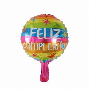 Happy Birthday Theme 10 Inch Party Supplies <b>Decoration</b> for Kids Ornament Foil <b>Balloon</b> - Product Image 2