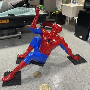 Estatua <span class=keywords><strong>de</strong></span> Fibra <span class=keywords><strong>de</strong></span> Vidrio <span class=keywords><strong>de</strong></span> Spider-Man <span class=keywords><strong>de</strong></span> <span class=keywords><strong>Marvel</strong></span> Hecha a Medida, Iron Man Brillante, Lista para Enviar, Decoración <span class=keywords><strong>de</strong></span> Sala <span class=keywords><strong>de</strong></span> Estar, Adorno Grande para el Suelo - Product Image 6