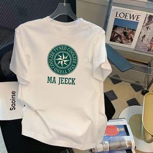 Short-sleeved Men's Summer Casual Loose Pure Cotton Cartoon Print Breathable <strong>T</strong>-<strong>shirt</strong> for Teenagers' Fashion Brand Top Instagram - Product Image 3