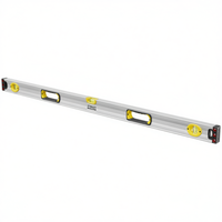 Niveau magnétique Stanley Fatmax 48 pouces en aluminium avec niveaux à bulle pour la plomberie et la construction