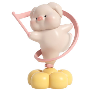 Adorno de Cerdo de Resina Estilo Crema, Decoración Ecológica para el Hogar, <span class=keywords><strong>Porche</strong></span>, Sala de Estar, Cumpleaños y Graduaciones - Product Image 5