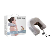 Oreiller de massage relaxant rechargeable électrique avec 10 modes + 20 niveaux d'intensité Oreiller de massage du cou