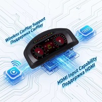 VW pour tableau de bord numérique LCD, compteur de vitesse, cockpit virtuel, système Linux, mise à niveau de 10,25 pouces