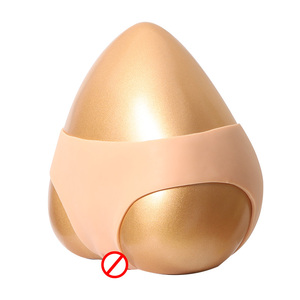 Drag Queen Triangle Fesses en silicone avec <span class=keywords><strong>faux</strong></span> pantalon court en silicone CrossDresser Man Shapewear Bbl Fake Transgende Breast Form - Product Image 5