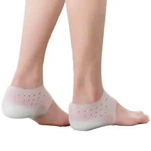 2023 Silicone augmenter la hauteur chaussettes semelles invisibles Inserts de chaussures coussinets orthopédiques soutien de la voûte plantaire coussin de talon Massage des pieds semelle intérieure