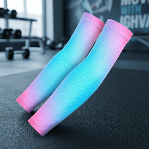 Manches de compression unisexes respirantes et rafraîchissantes pour la protection solaire, idéales pour le basketball, la course à pied, le cyclisme, le golf et les activités de plein air - Product Image 3