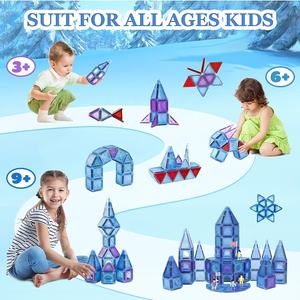 128PCS <span class=keywords><strong>Frozen</strong></span> Princess Castle Building Blocks STEM Juguetes educativos Bloques 3D para niños en edad preescolar - Product Image 5
