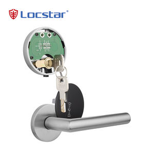 LockstarハイセキュリティRfidカードシルバースマートホテル電子ドアロック - Product Image 2