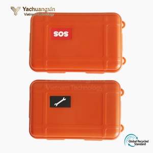 Juego de 3 Cajas de Almacenamiento de Plástico Naranja Yachuangxin, Ecológicas con Estándar Global de Reciclaje - Product Image 4