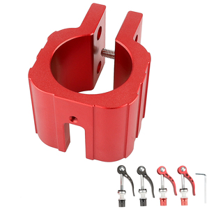 Red Aluminum Alloy ULIP <b>Scooter</b> Folding <b>Clamp</b> Standard Size Rugged Lock for ZERO Dualtron Series Electric <b>Scooter</b> Parts - Product Image 6