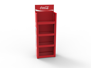 Có thể gập lại kim loại đồ uống hiển thị đứng présentoir de produits gấp kim loại kệ trưng bày sàn đứng dễ dàng mang theo kệ - Product Image 4