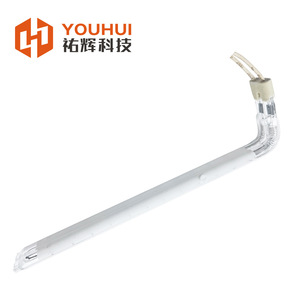 Youhui Halogen Infrared <b>Heating</b> <b>Tube</b> L-Shaped Custom Dual <b>Tube</b> Shortwave Rapid Preheat Ceramic Material - Product Image 1