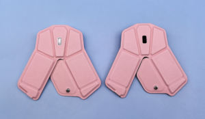 MOMO TECH Ultra Thin Gaming Foldable Wireless <b>Mouse</b> USB LED Backlit Low MOQ Stock Customizable Portable Business Gift - Product Image 2