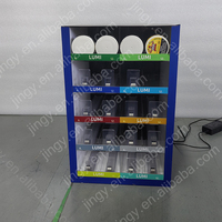 Écran LED personnalisé en PMMA acrylique Zimo, écologique, recyclable, de luxe, moderne, résistant à l'eau, facile à assembler, pour pochettes de nicotine et vêtements