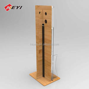 Support d'exposition de jantes <span class=keywords><strong>en</strong></span> <span class=keywords><strong>bois</strong></span> avec écran LCD, design personnalisé pour l'intérieur des salles d'exposition automobiles - Product Image 4