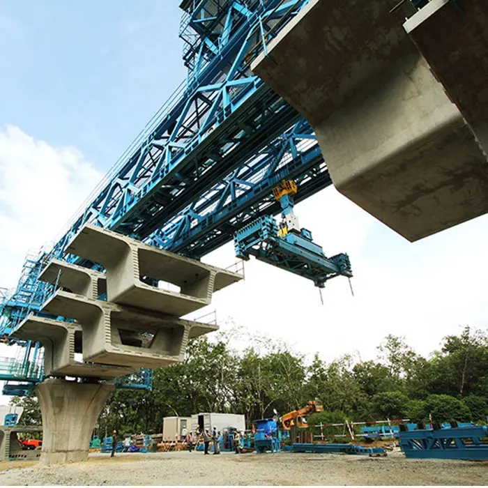 600 Ton Steel Girder Lançamento Overhead Lançamento Ponte Gantry Lançamento Crane para Rodovia