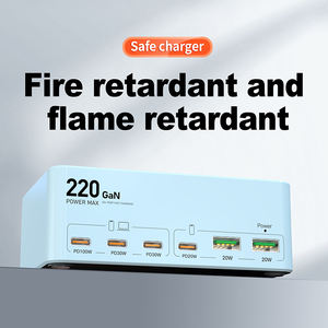 Cargador Rápido GaN de Escritorio Inteligente de 4 Puertos y 45 W con 4 Puertos Tipo C y 2 Puertos USB para Laptop, Teléfono, iPad, <span class=keywords><strong>MacBook</strong></span> - Product Image 3