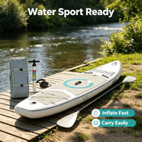 Planche de paddle gonflable portable pour sports nautiques