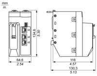 Procesador PLC Independiente Original BMEP581020 Modicon M580 4MB 61 Dispositivos Ethernet 4 E/S Locales Racks de 1024 Digitales