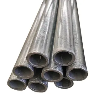 Tuyau en acier galvanisé de 1/2 pouces, tube gi, produit a500, tube galvanisé, tube sched 40