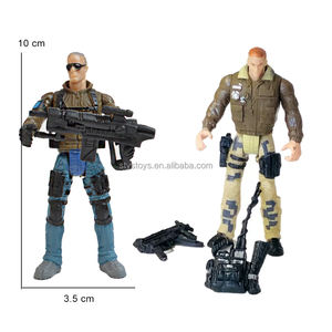 Ensemble de 6 figurines de soldats de l'armée des forces spéciales figurines militaires en PVC et en plastique avec armes <span class=keywords><strong>jouet</strong></span> pour enfants - Product Image 2