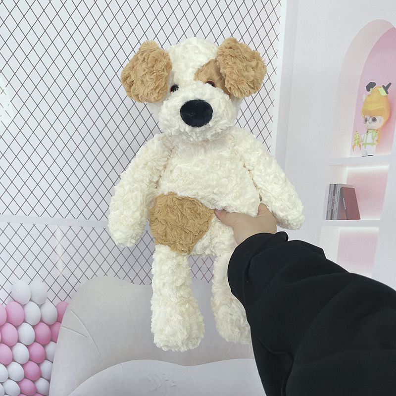 45cm yellow white hair matching dog skin shell
