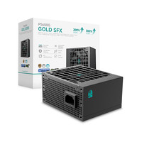 Alimentation électrique pour ordinateur de bureau Deepcool Ps650g 650w noir or entièrement modulaire SFX