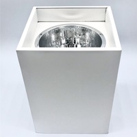 Plafonnier carré Best Seller pour la maison et l'hôtel, noir IP20 90MM, 4 5 6 8 pouces, spot encastré