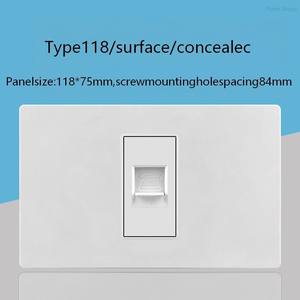 Interruptor de Pared y Enchufe de 2 Botones con Panel Táctil Moderno y Duradero para TV y Computadora en Hogar, Oficina y Hoteles - Product Image 2