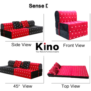 नई तह सोफे बिस्तर बहुक्रिया कमरे में रहने वाले सोफे कुर्सी फोम थोक सस्ते सोफे - Product Image 2