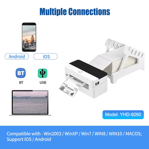 Imprimante d'Étiquettes Intelligente 110 mm, Imprimante d'Étiquettes Thermique, Imprimante d'Étiquettes d'Expédition pour Utilisation en Entrepôt Express - Product Image 3