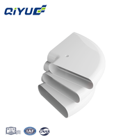 Raccords de ventilation d'air frais CVC les plus vendus, coudes et connecteurs pour conduits plats à alimentation par le sol et conduits d'air à alimentation par le plafond