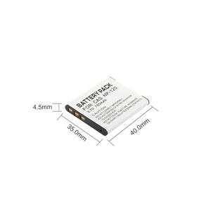Lithium có thể sạc lại pin CNP-120 CNP120 np120 NP-120 cho CASIO EX-S200/EX-ZS10, EX-S200,EX-S300 - Product Image 6