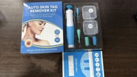 Kit 2-en-1 indolore pour l'élimination des verrues, des grains de beauté et des excroissances cutanées, outils de nettoyage, soins du visage et du corps, traitement des points noirs, beauté et santé