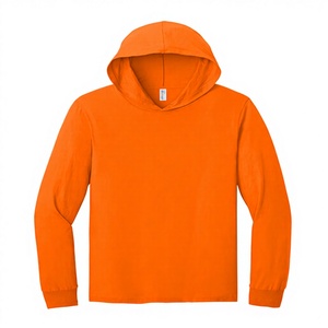 Camisetas de Manga Larga con Capucha para Hombre, 100% Algodón, Personalizables para Eventos, Venta al Por Mayor, Anti-UV, Transpirables, Ecológicas, de Secado Rápido - Product Image 1