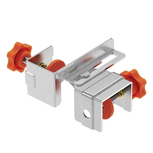 <span class=keywords><strong>Pince</strong></span> <span class=keywords><strong>universelle</strong></span> en acier inoxydable pour façade de tiroir avec verrouillage rapide, gabarit de montage réglable pour l'installation de meubles, noir - Product Image 3
