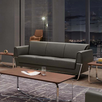 Ensemble de canapés de bureau de luxe contemporain nouveau design exclusif personnalisé pour salle de réunion de style moderne