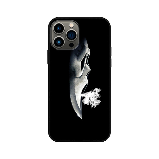 Halloween Horror Ghost Phone Case for iPhone 16 Pro Max Customizable Picture Support Also Fits for iPhone 15 14 13 Pro Max
