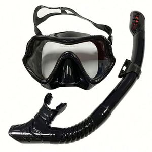 Máscara de Buceo y Snorkel para Deportes Acuáticos para Adultos, OEM/ODM, Gafas de Visión Amplia Transparentes, Antivaho, Impermeables, Anti-UV, Logotipo Personalizado - Product Image 1