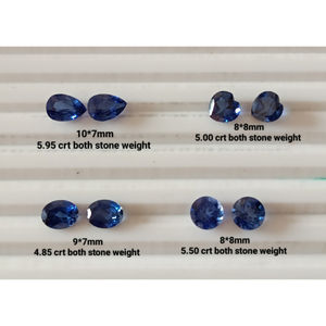 Zafiro Azul Cultivado en Laboratorio de Primera Calidad, Piedra Preciosa Suelta de Alta Calidad para la Elaboración de Joyería Fina - Product Image 3